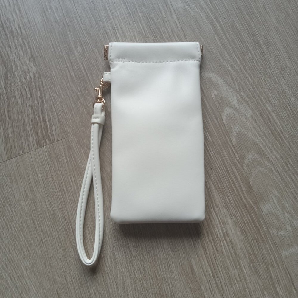 NEW A New Day White Eyeglasses Case